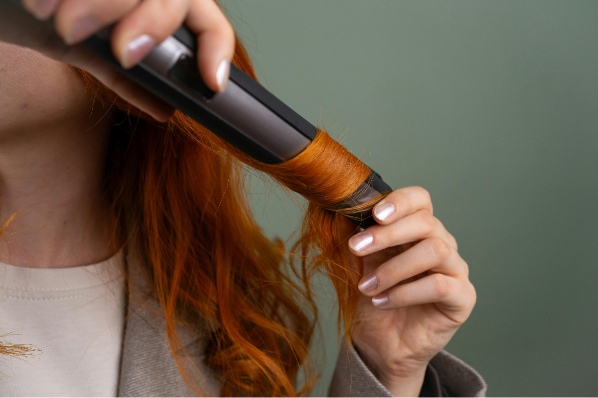 blow dryer and curling iron
